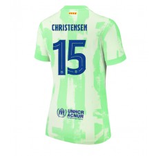 Barcelona Andreas Christensen #15 Tredje Tröja Dam 2024-25 Korta ärmar